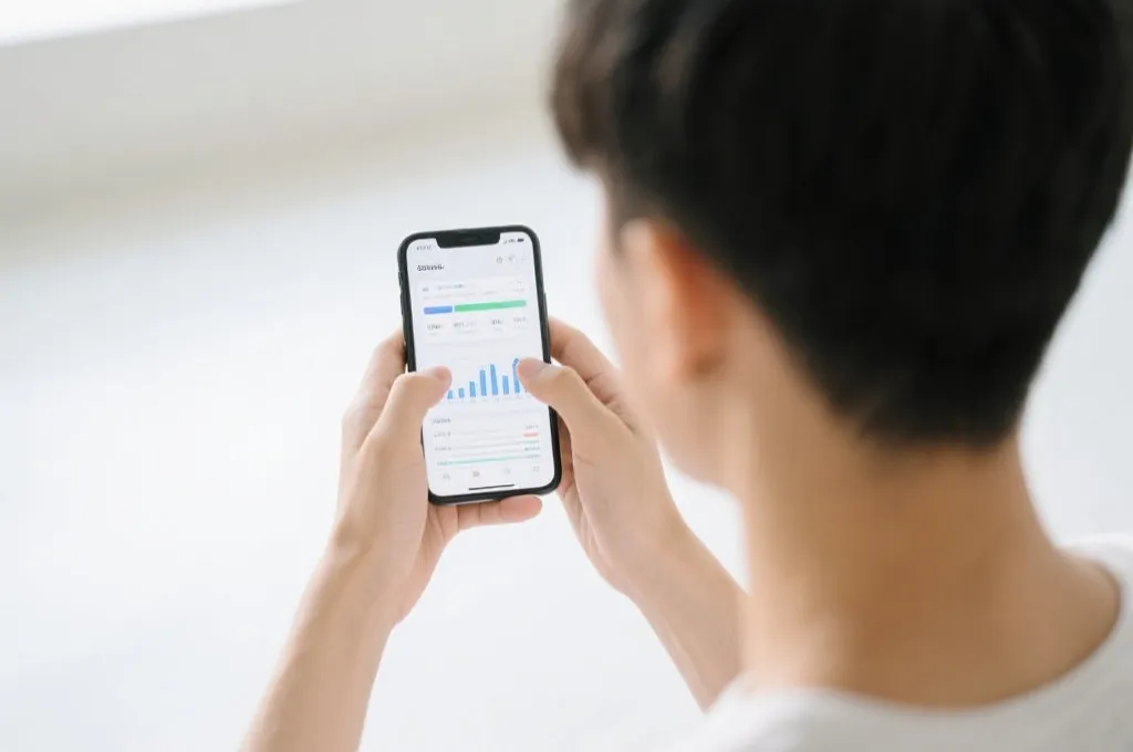 智能手机查询结果界面